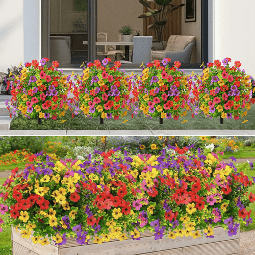 🔥Outdoor/Indoor UV Resistant & Waterproof Artificial Flower Decor