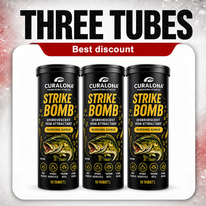 🔥 𝐎𝐟𝐟𝐢𝐜𝐢𝐚𝐥 𝐁𝐫𝐚𝐧𝐝 𝐒𝐭𝐨𝐫𝐞 |✅Curalona® Strike Bombs — New Freshwater & Saltwater Fizzing Bait Booster with Scent & Color-Cloud Action
