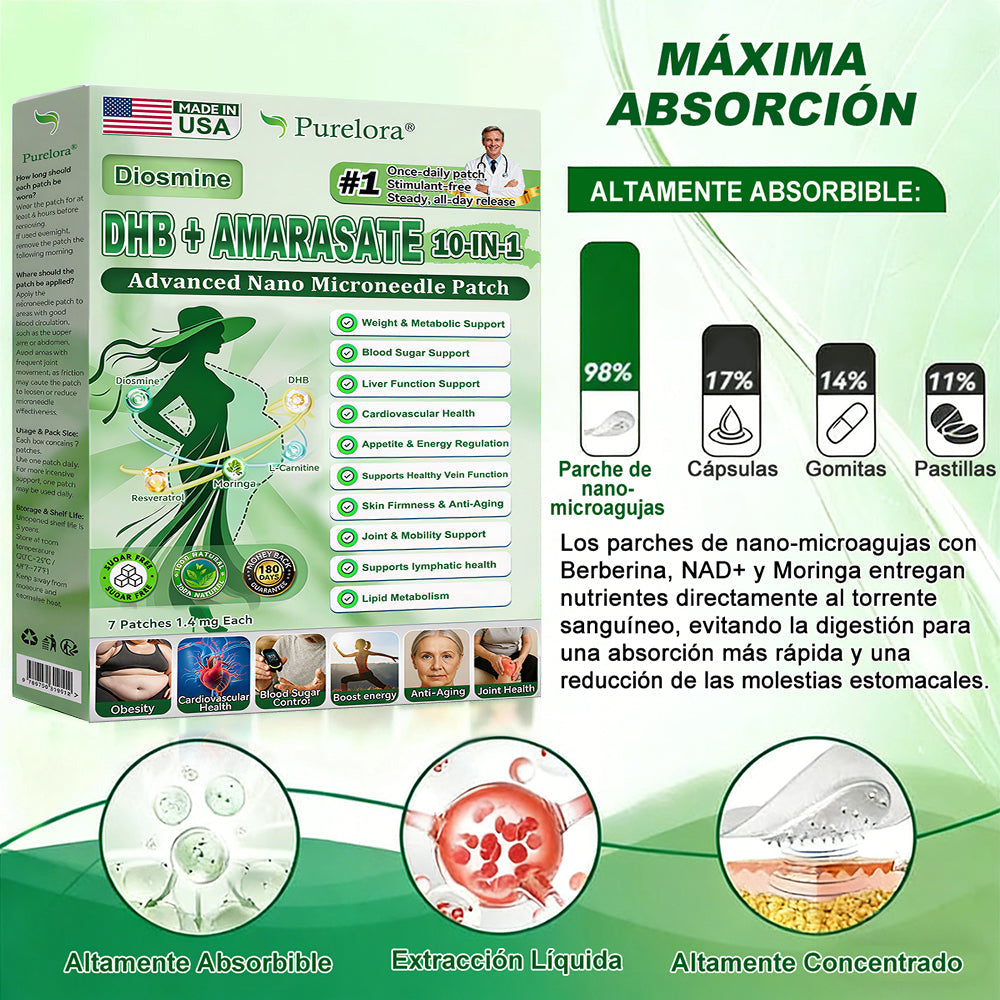 <🥑𝐍𝐮𝐞𝐯𝐚 & 𝐌𝐞𝐣𝐨𝐫𝐚𝐝𝐚 𝐅ó𝐫𝐦𝐮𝐥𝐚> 𝐏𝐮𝐫𝐞𝐥𝐨𝐫𝐚® 𝐌𝐚𝐭𝐫𝐢𝐳 𝐌𝐞𝐭𝐚𝐛ó𝐥𝐢𝐜𝐚 – 𝐃𝐇𝐁 + 𝐀𝐦𝐚𝐫𝐚𝐬𝐚𝐭𝐞 𝐏𝐚𝐫𝐜𝐡𝐞 𝐍𝐚𝐧𝐨 𝐌𝐢𝐜𝐫𝐨𝐚𝐠𝐮𝐣𝐚𝐬 𝟏𝟎-𝐞𝐧-𝟏